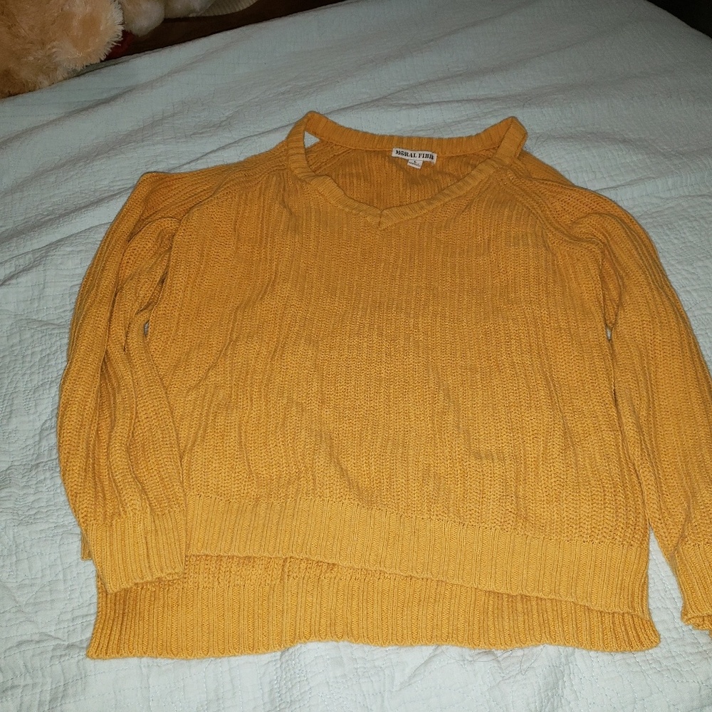 Open Shoulder Sweater